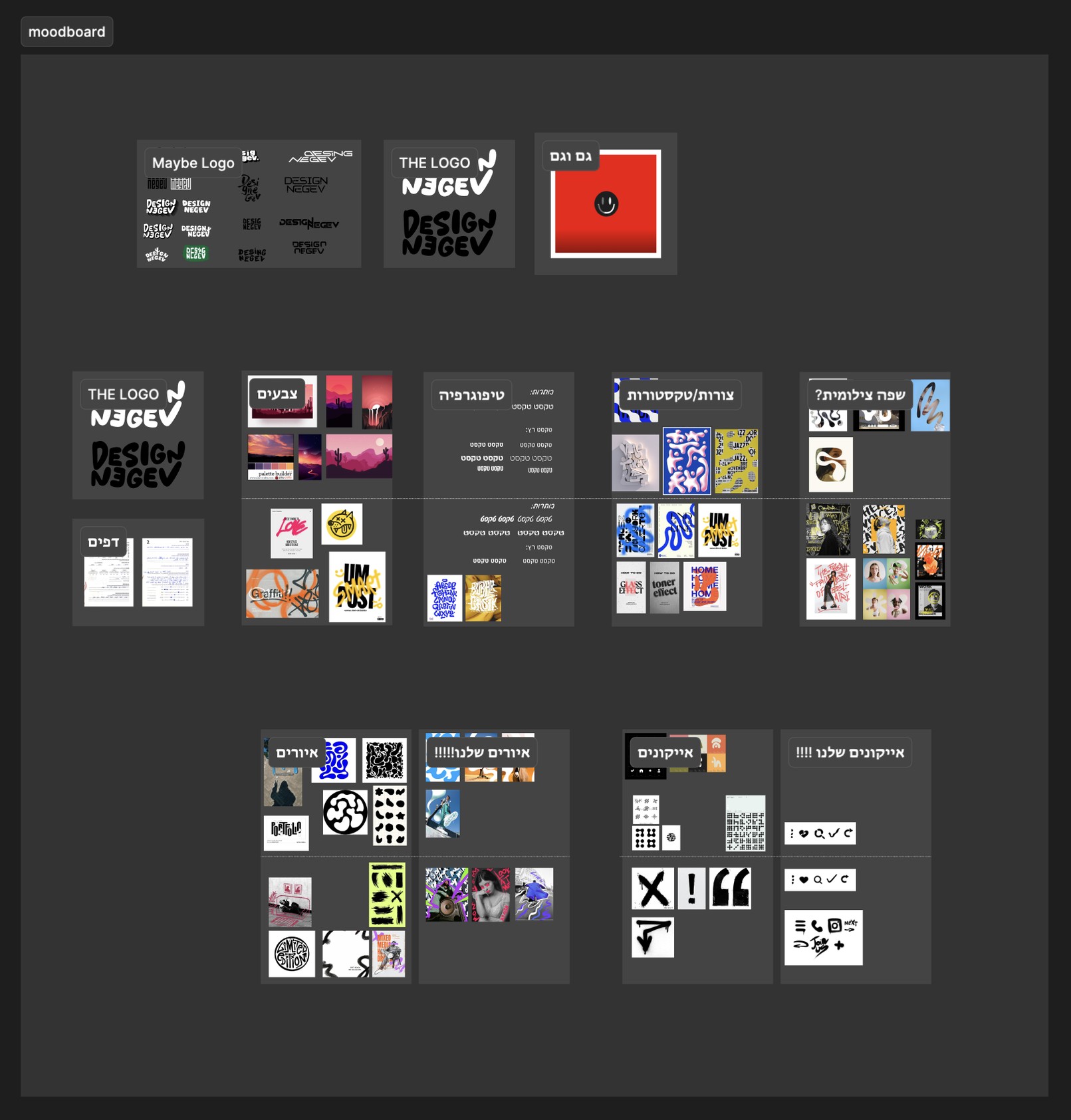 Moodboard, visual direction